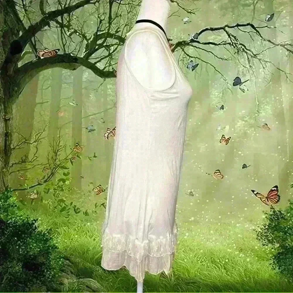 Boho Brand New With Tags Beige Mini Dress - Picture 6 of 8